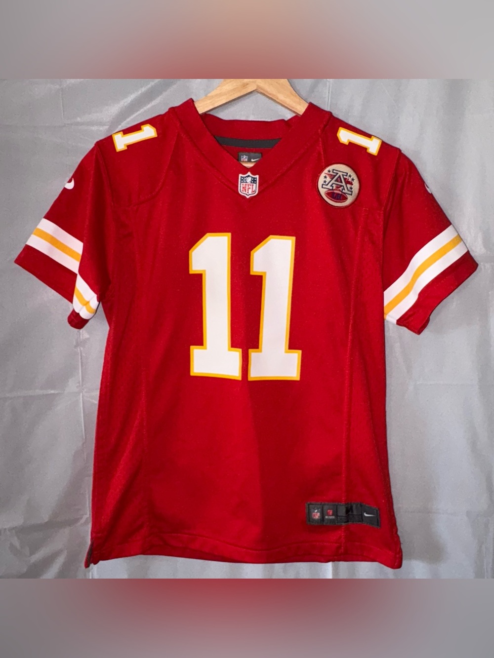 Nike Kansas City Chiefs Alex Smith #11 On-Field Jersey Youth Medium 10/12 Red